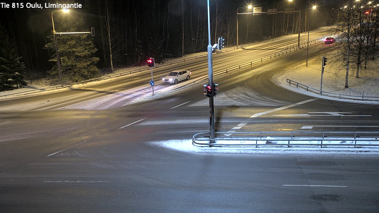 Weather Camera Image Väg 815 Oleåborg, Limingantie, Oulu, Pohjois-Pohjanmaa