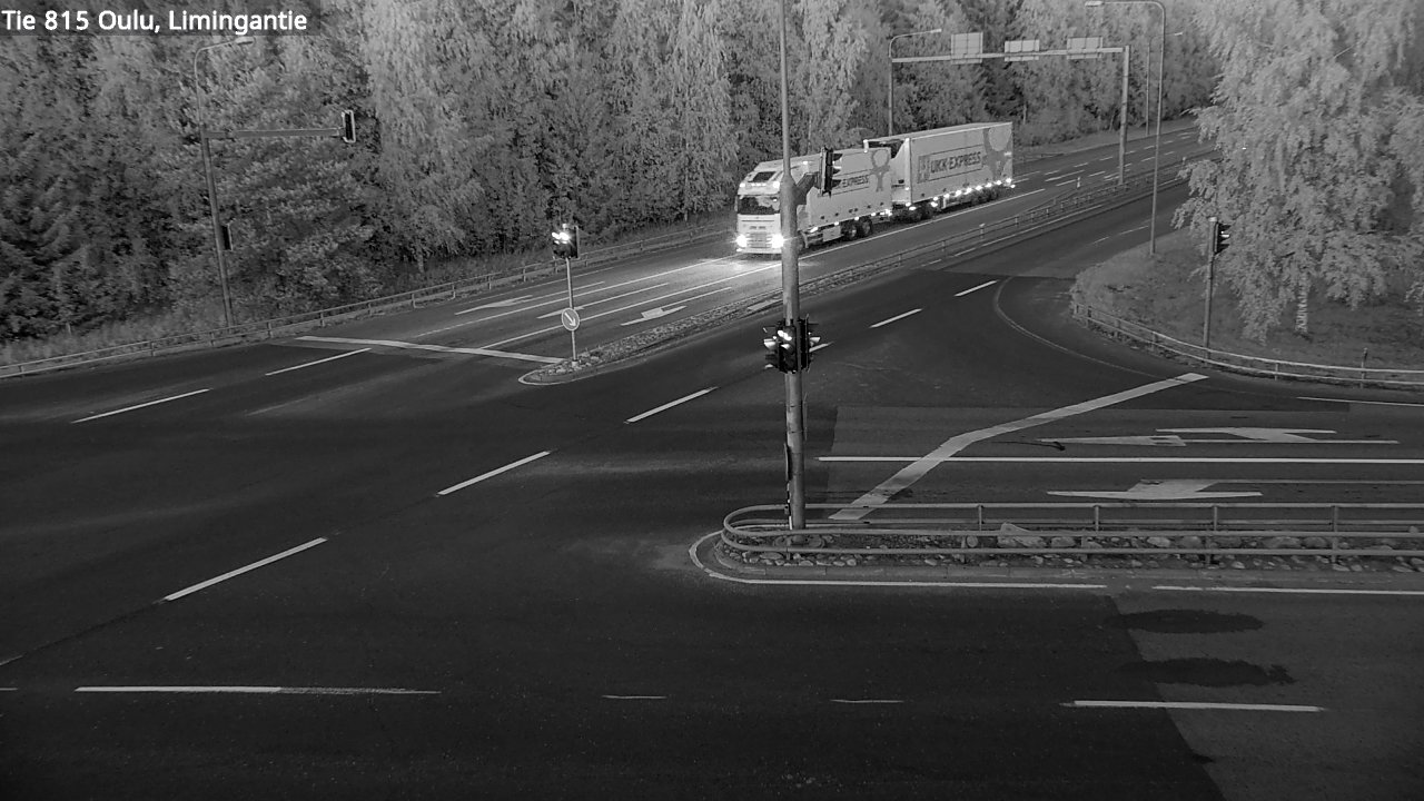 Weather Camera Image Väg 815 Oleåborg, Limingantie, Oulu, Pohjois-Pohjanmaa