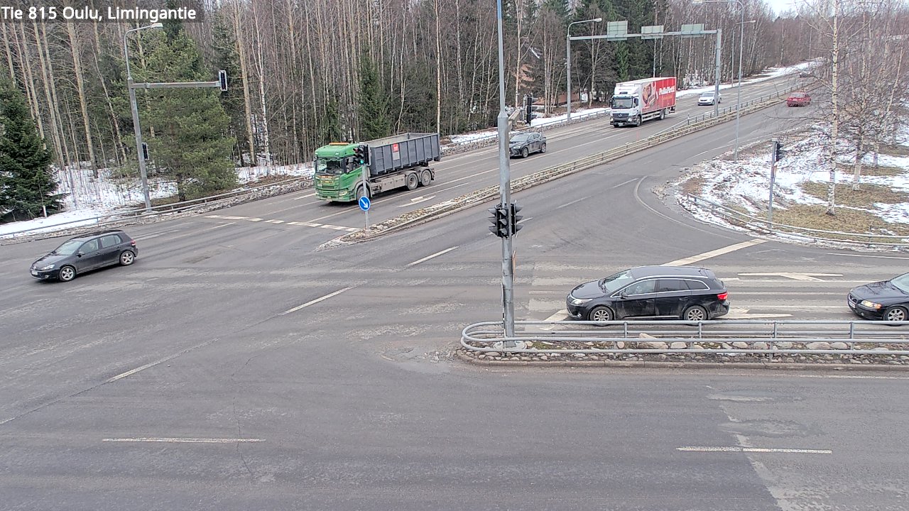 Weather Camera Image Road 815 Oulu, Limingantie, Oulu, Pohjois-Pohjanmaa