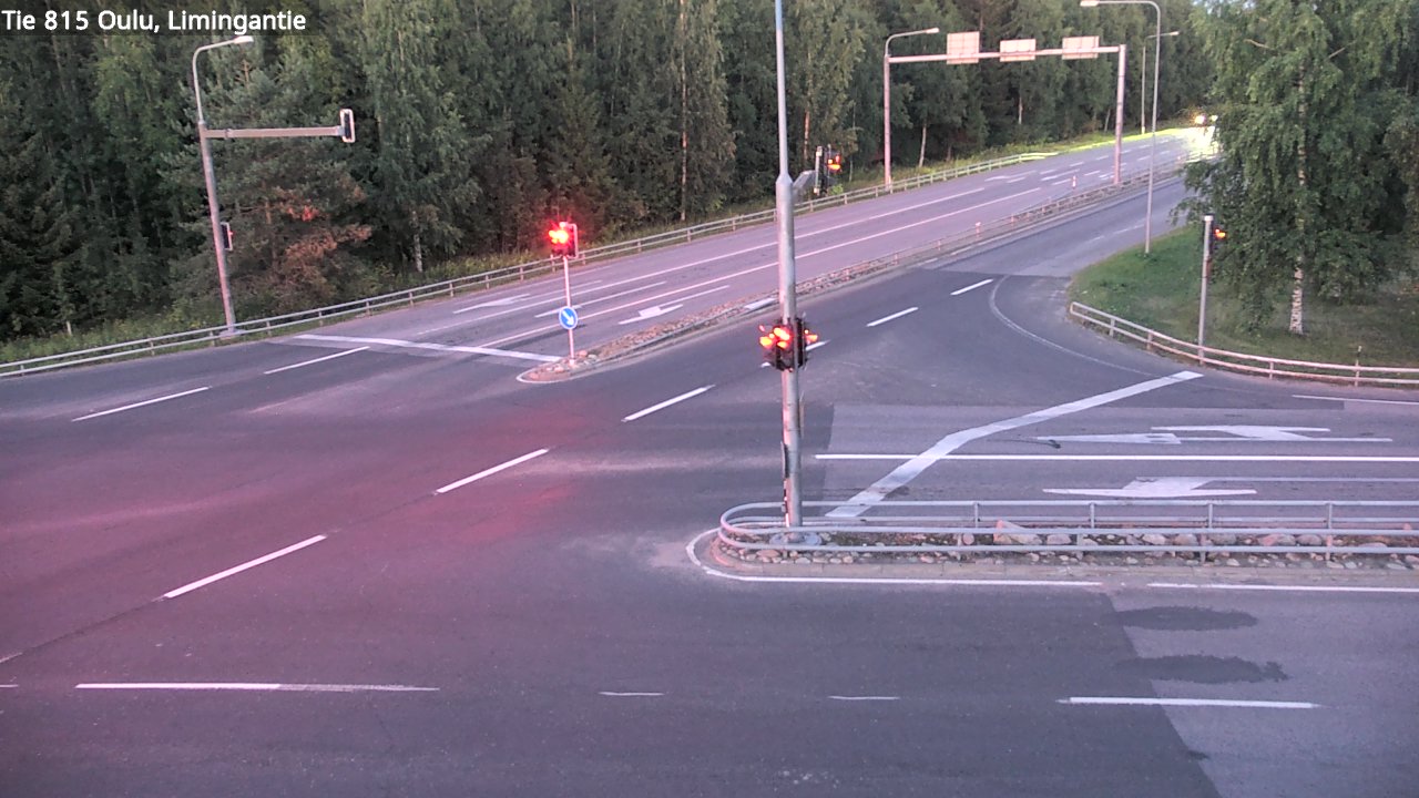 Weather Camera Image Väg 815 Oleåborg, Limingantie, Oulu, Pohjois-Pohjanmaa