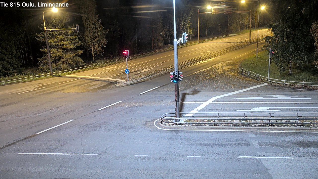 Weather Camera Image Väg 815 Oleåborg, Limingantie, Oulu, Pohjois-Pohjanmaa