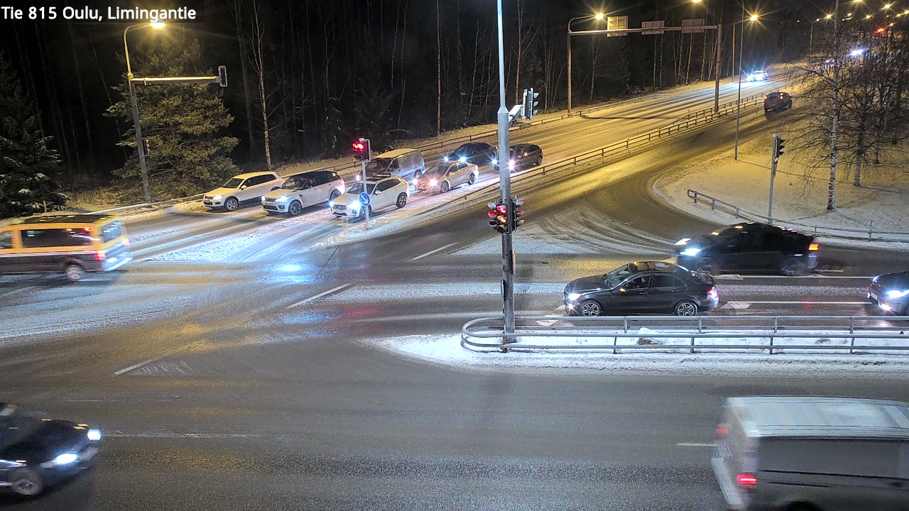 Weather Camera Image Väg 815 Oleåborg, Limingantie, Oulu, Pohjois-Pohjanmaa