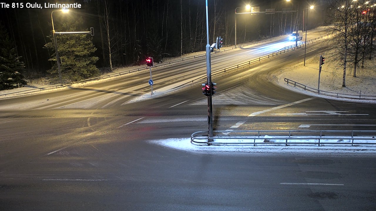 Weather Camera Image Väg 815 Oleåborg, Limingantie, Oulu, Pohjois-Pohjanmaa