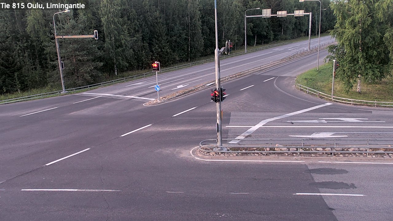 Weather Camera Image Väg 815 Oleåborg, Limingantie, Oulu, Pohjois-Pohjanmaa