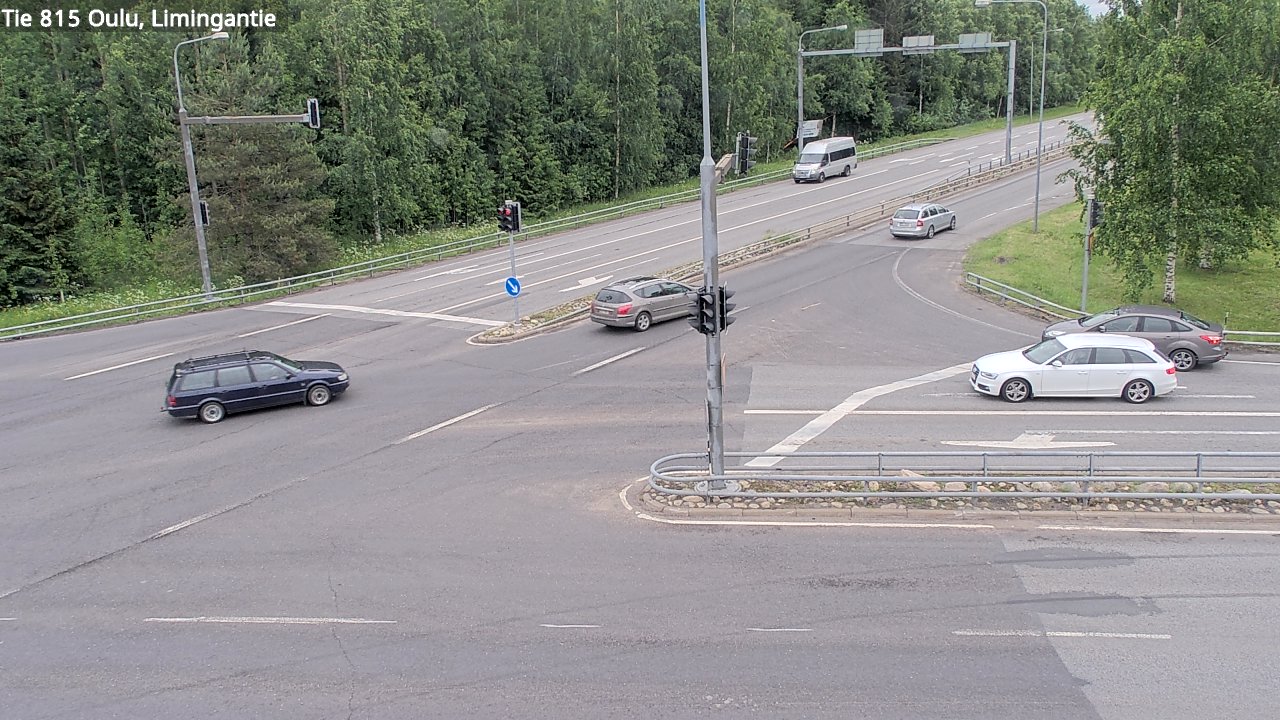 Weather Camera Image Väg 815 Oleåborg, Limingantie, Oulu, Pohjois-Pohjanmaa