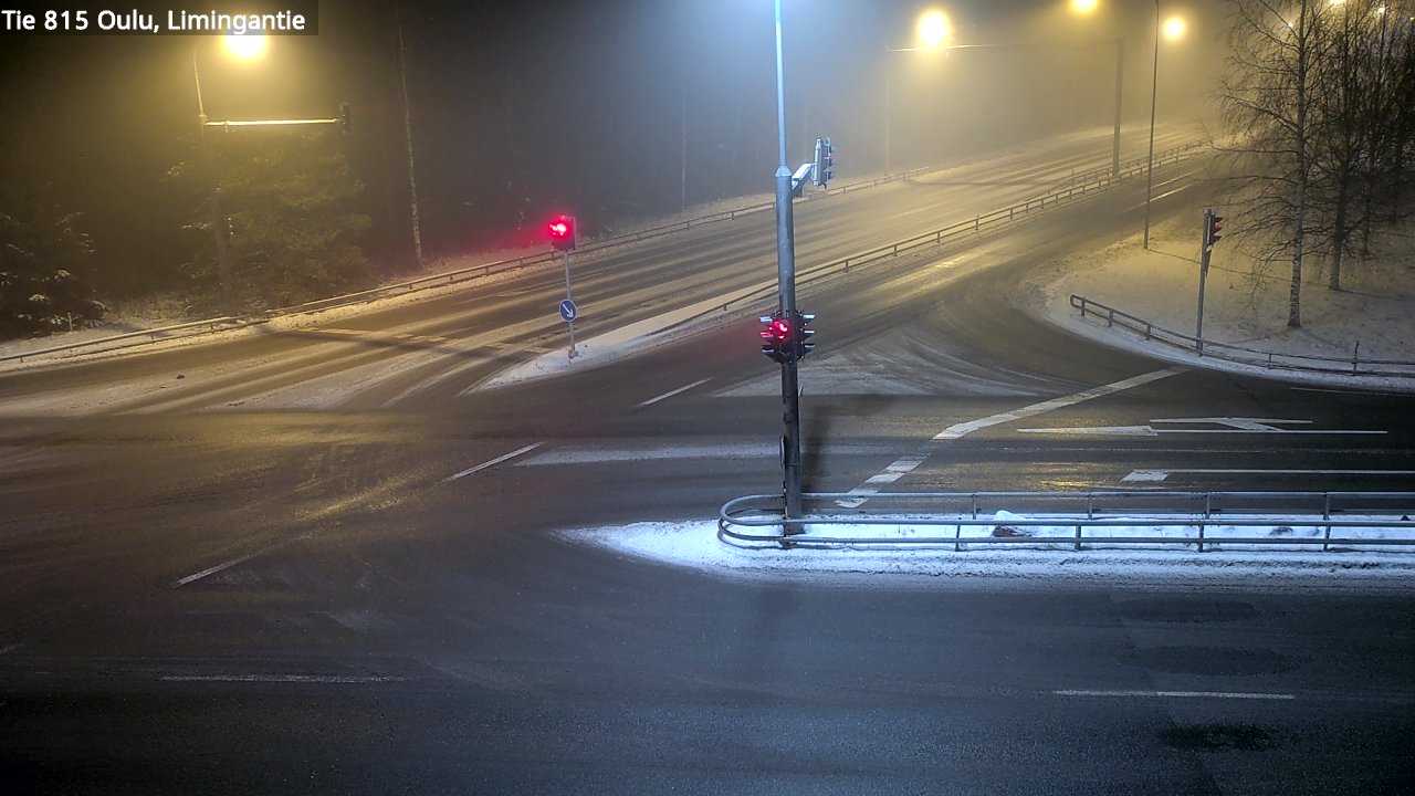 Weather Camera Image Väg 815 Oleåborg, Limingantie, Oulu, Pohjois-Pohjanmaa