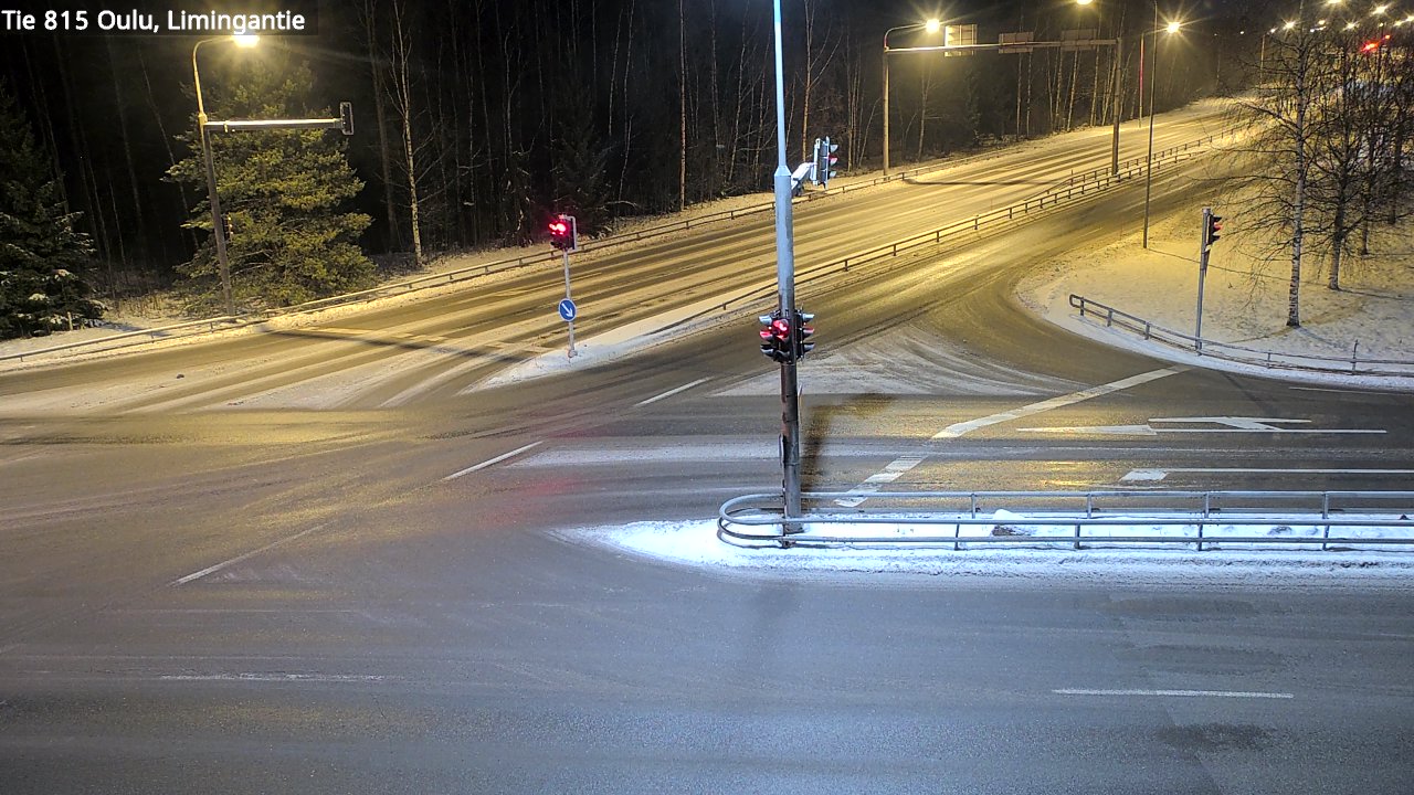 Weather Camera Image Väg 815 Oleåborg, Limingantie, Oulu, Pohjois-Pohjanmaa