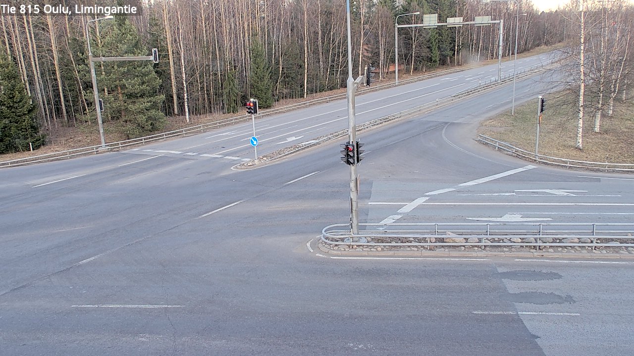 Weather Camera Image Road 815 Oulu, Limingantie, Oulu, Pohjois-Pohjanmaa