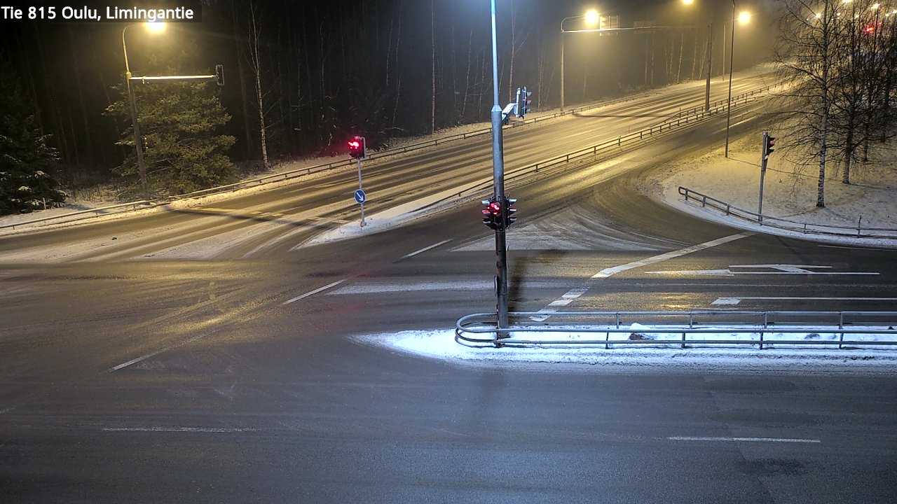 Weather Camera Image Väg 815 Oleåborg, Limingantie, Oulu, Pohjois-Pohjanmaa