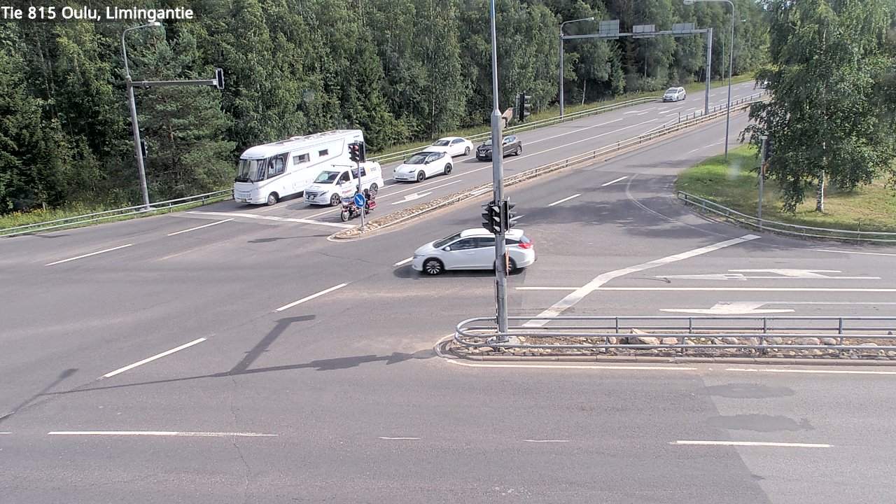 Weather Camera Image Väg 815 Oleåborg, Limingantie, Oulu, Pohjois-Pohjanmaa