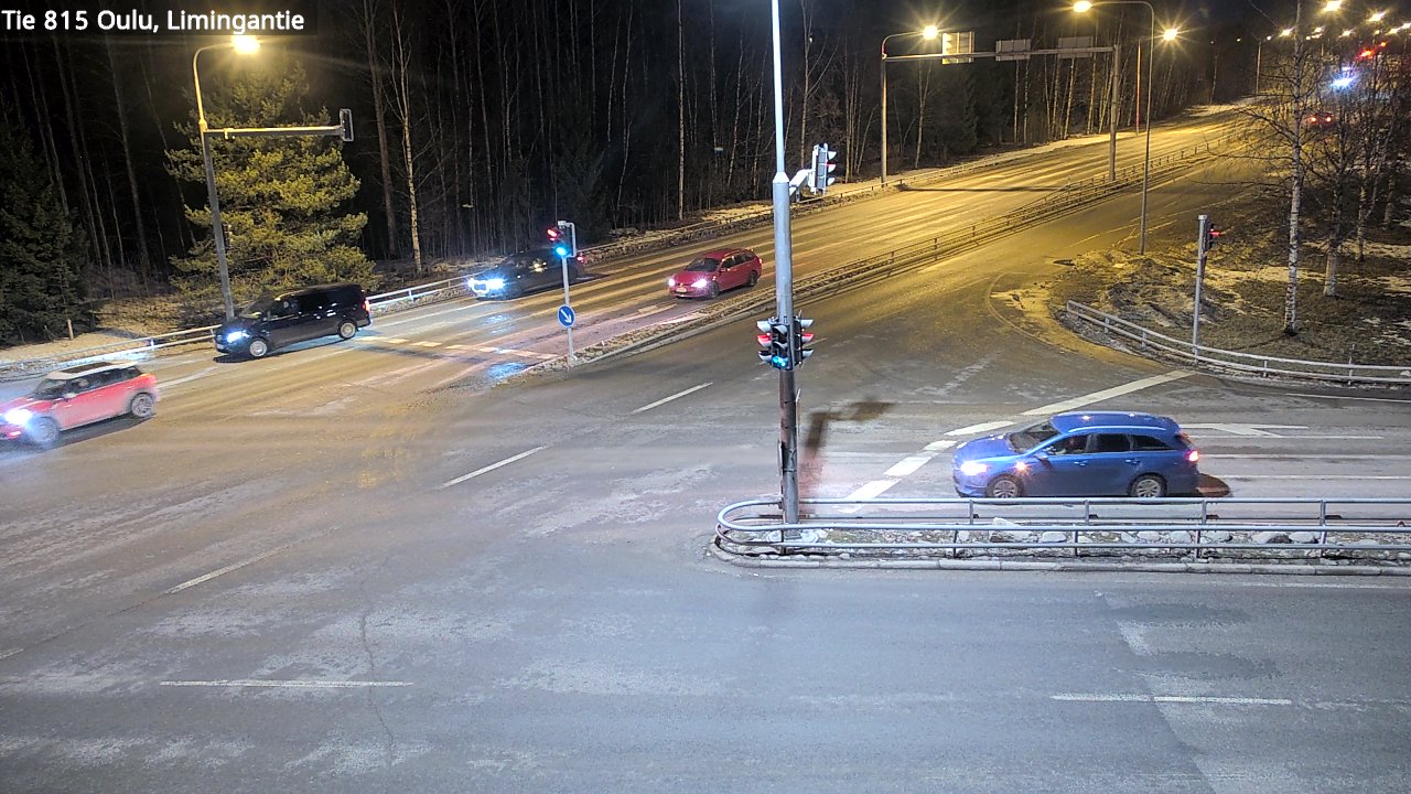 Weather Camera Image Väg 815 Oleåborg, Limingantie, Oulu, Pohjois-Pohjanmaa
