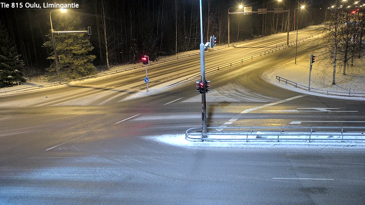 Weather Camera Image Väg 815 Oleåborg, Limingantie, Oulu, Pohjois-Pohjanmaa