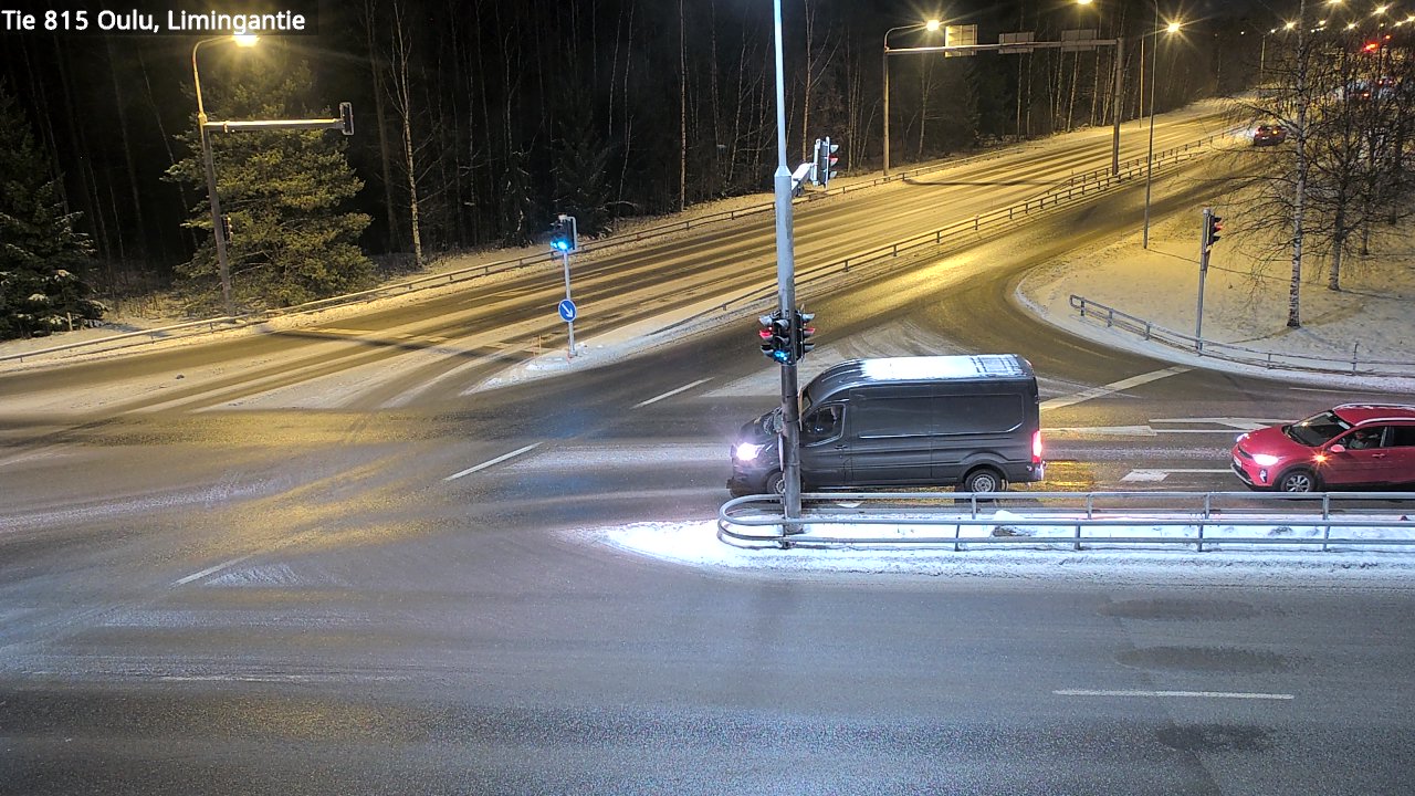 Weather Camera Image Väg 815 Oleåborg, Limingantie, Oulu, Pohjois-Pohjanmaa