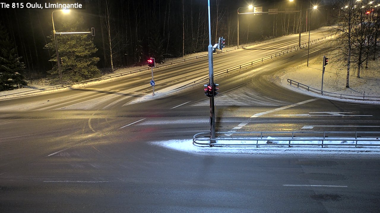 Weather Camera Image Väg 815 Oleåborg, Limingantie, Oulu, Pohjois-Pohjanmaa