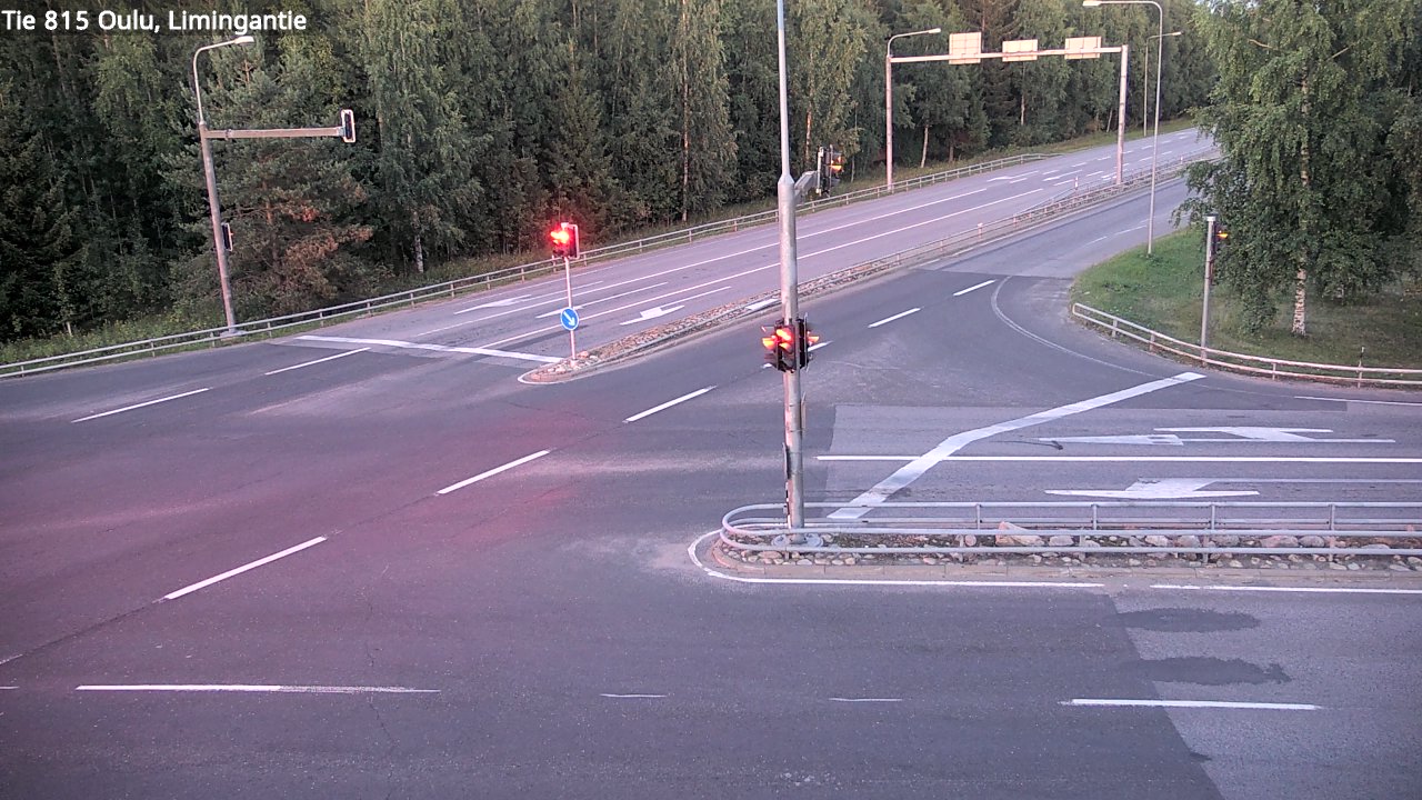 Weather Camera Image Väg 815 Oleåborg, Limingantie, Oulu, Pohjois-Pohjanmaa