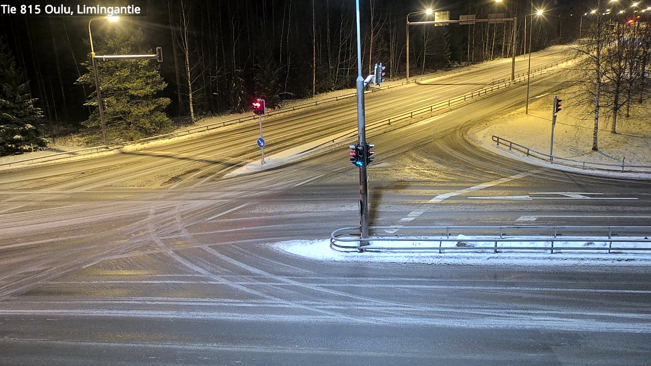 Weather Camera Image Road 815 Oulu, Limingantie, Oulu, Pohjois-Pohjanmaa