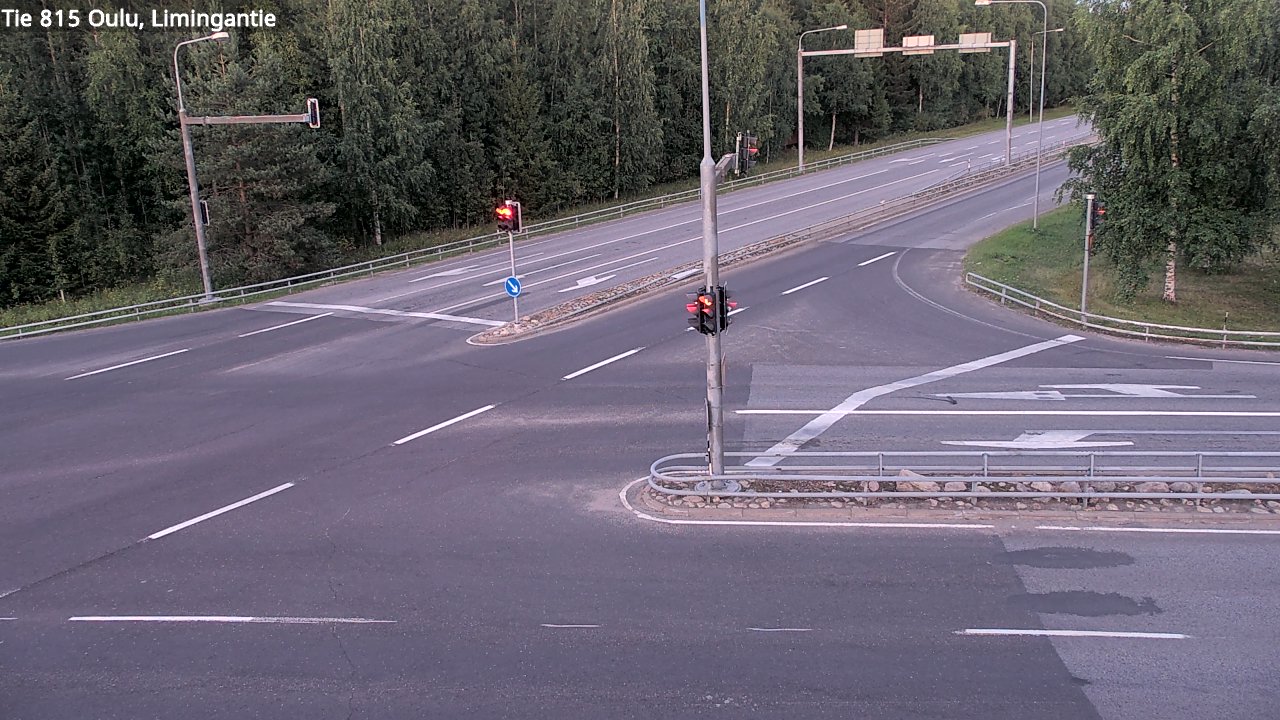 Weather Camera Image Väg 815 Oleåborg, Limingantie, Oulu, Pohjois-Pohjanmaa