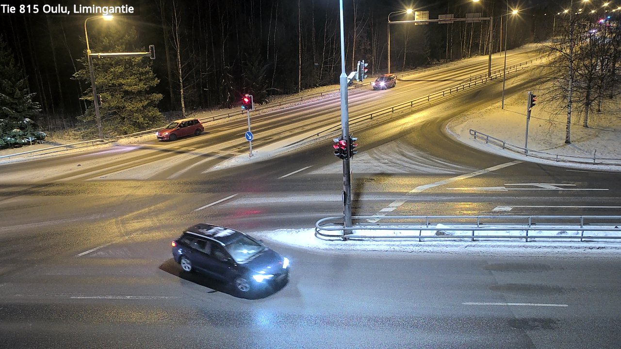 Weather Camera Image Väg 815 Oleåborg, Limingantie, Oulu, Pohjois-Pohjanmaa