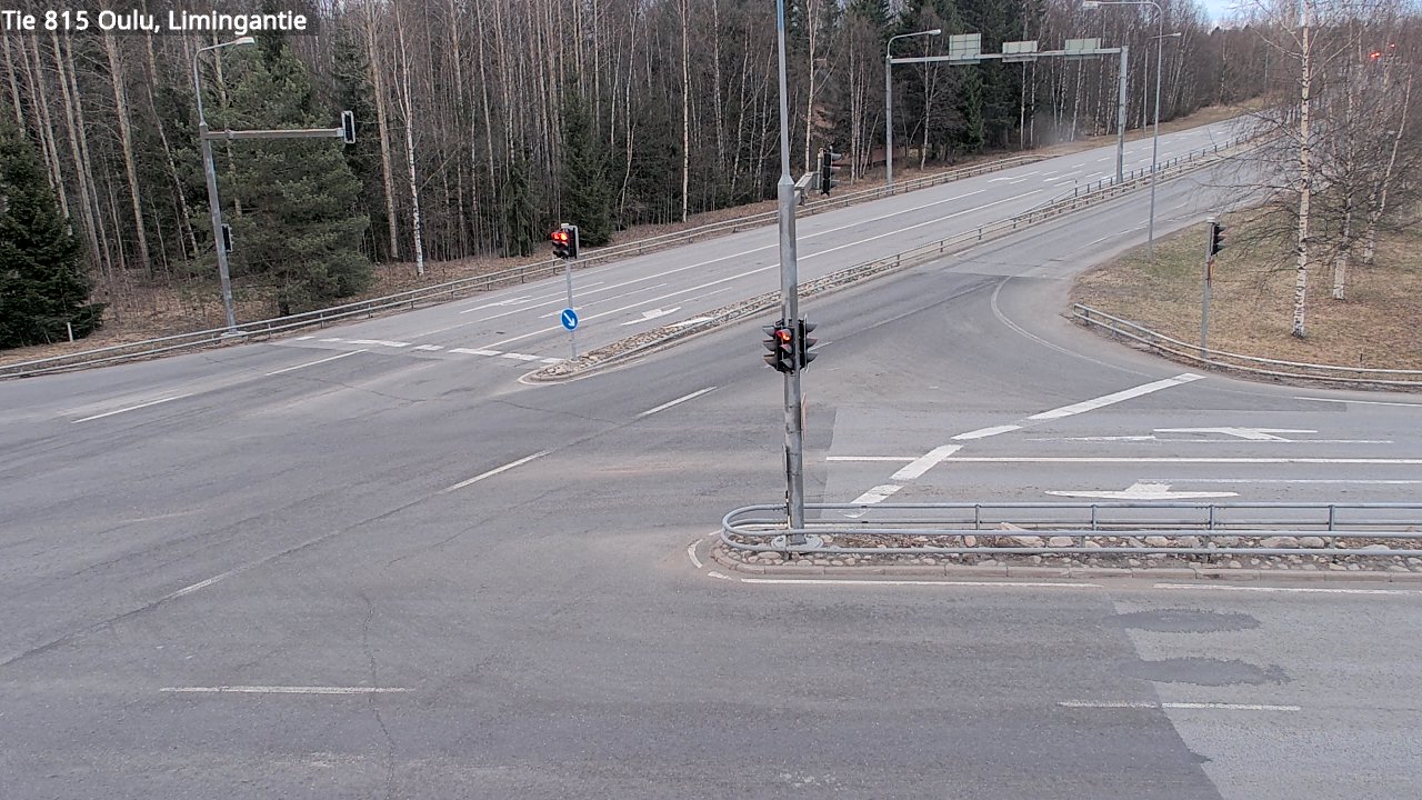 Weather Camera Image Väg 815 Oleåborg, Limingantie, Oulu, Pohjois-Pohjanmaa