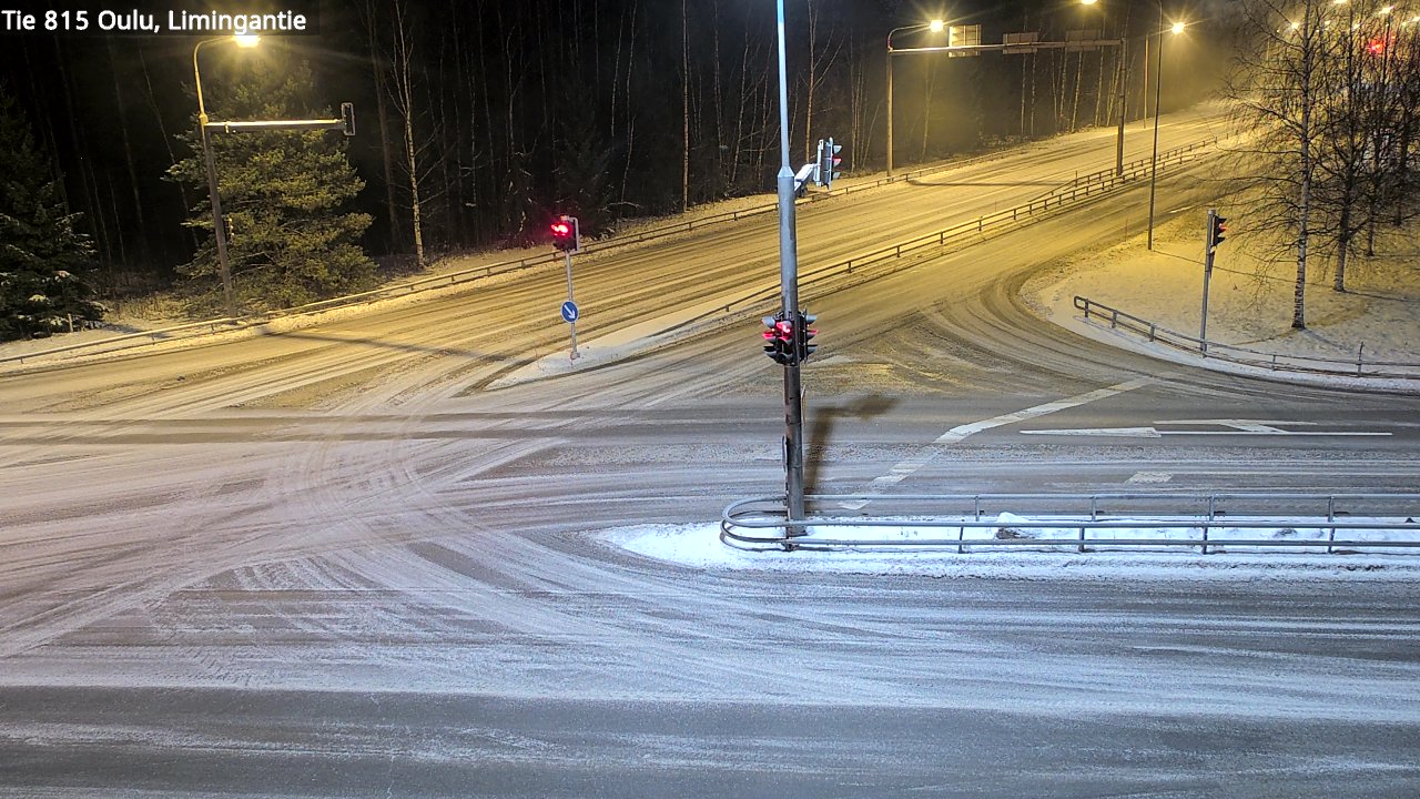 Weather Camera Image Road 815 Oulu, Limingantie, Oulu, Pohjois-Pohjanmaa