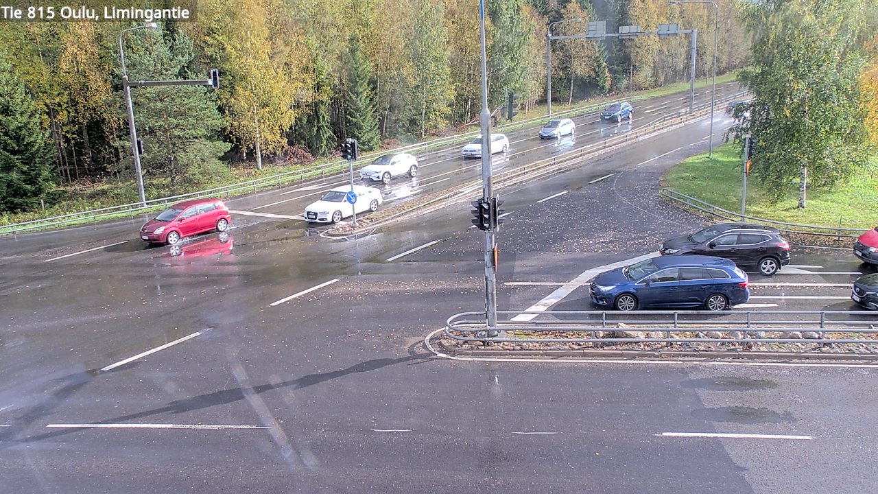Weather Camera Image Väg 815 Oleåborg, Limingantie, Oulu, Pohjois-Pohjanmaa
