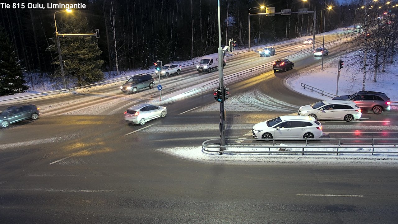 Weather Camera Image Väg 815 Oleåborg, Limingantie, Oulu, Pohjois-Pohjanmaa