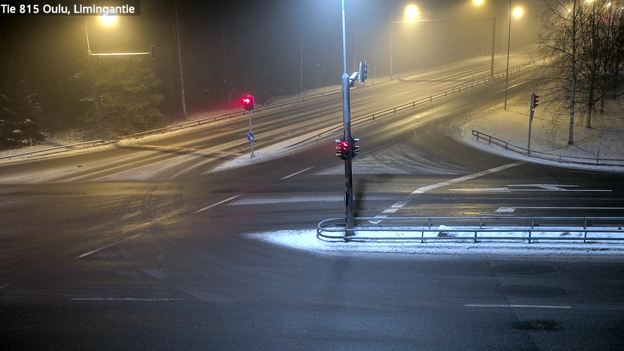 Weather Camera Image Väg 815 Oleåborg, Limingantie, Oulu, Pohjois-Pohjanmaa