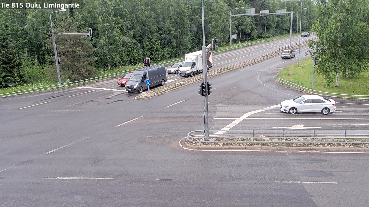 Weather Camera Image Väg 815 Oleåborg, Limingantie, Oulu, Pohjois-Pohjanmaa