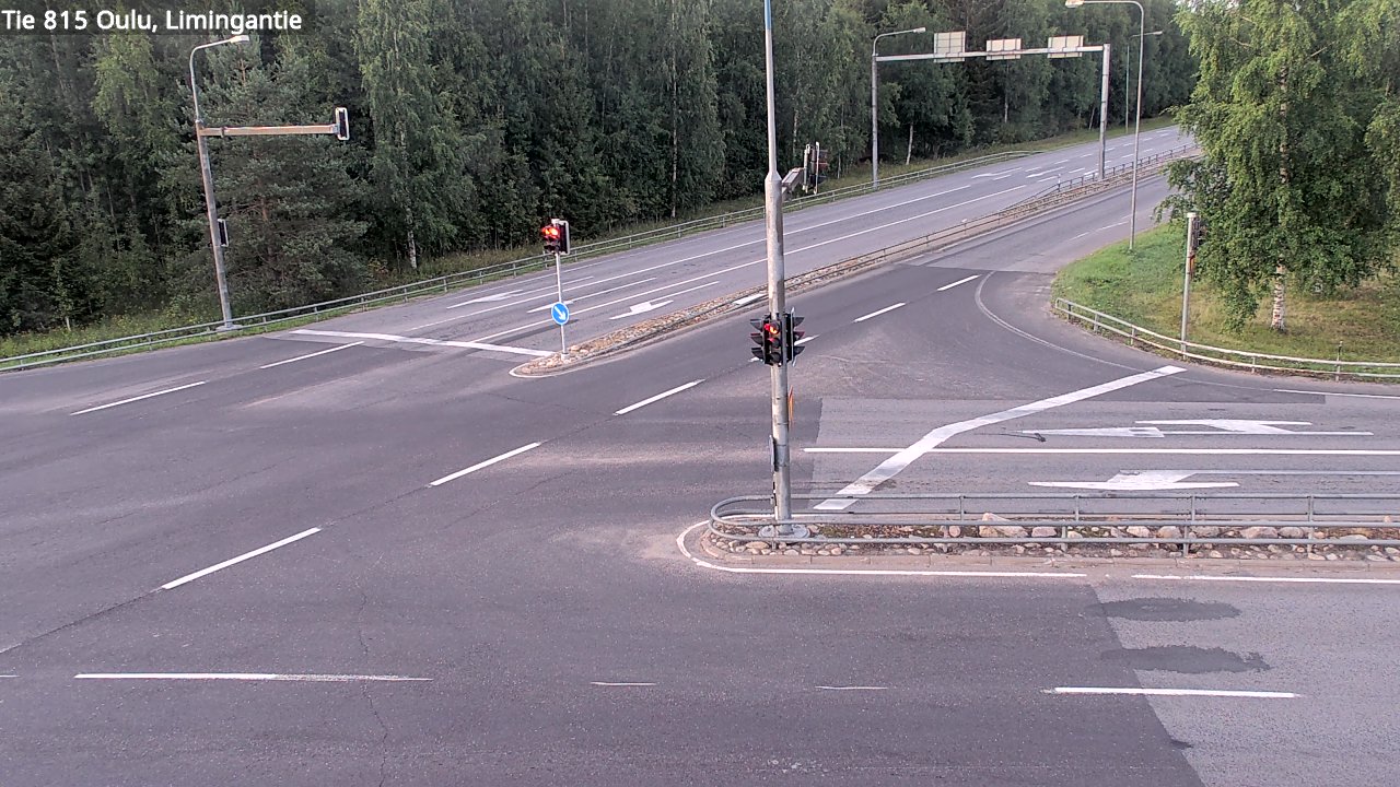 Weather Camera Image Väg 815 Oleåborg, Limingantie, Oulu, Pohjois-Pohjanmaa
