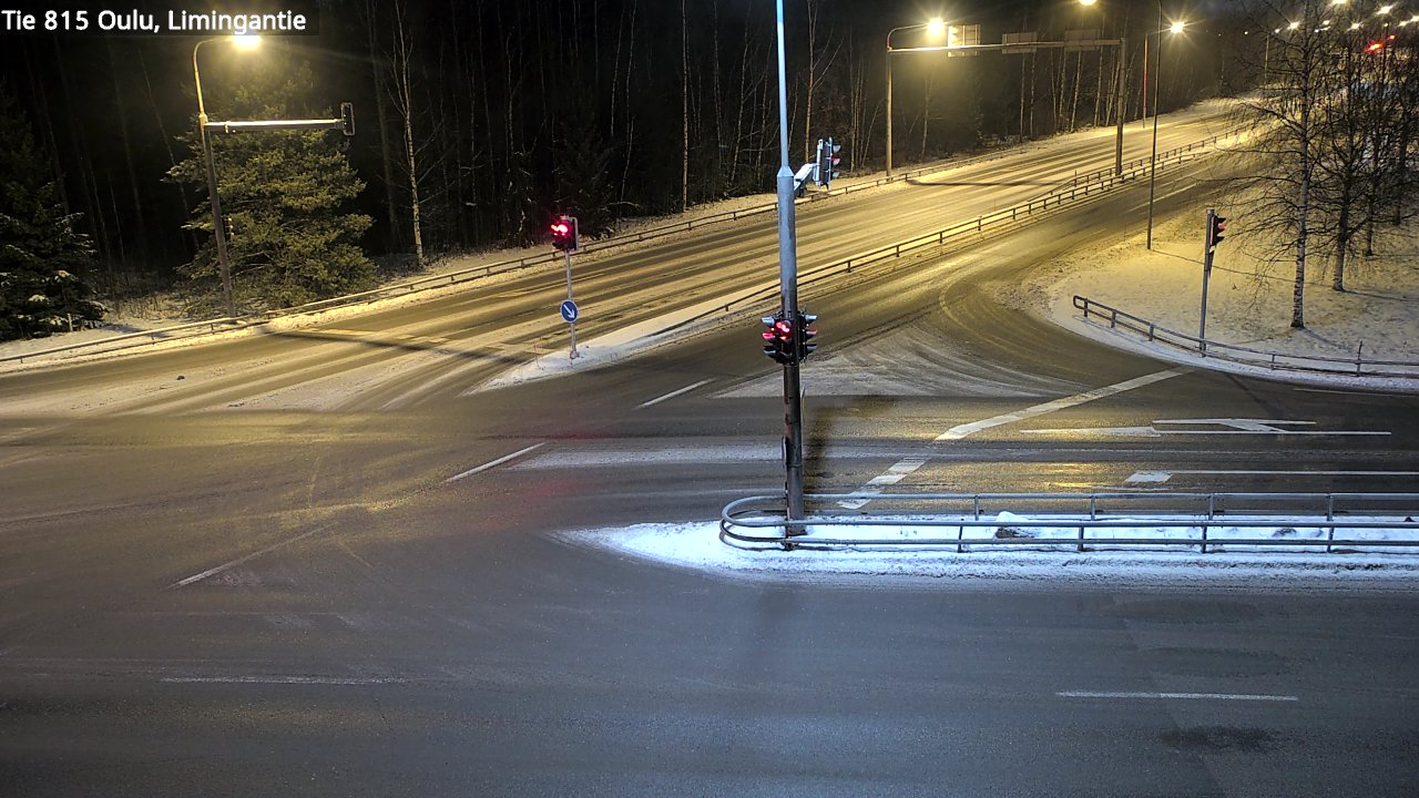 Weather Camera Image Väg 815 Oleåborg, Limingantie, Oulu, Pohjois-Pohjanmaa