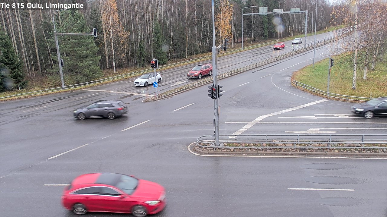 Weather Camera Image Väg 815 Oleåborg, Limingantie, Oulu, Pohjois-Pohjanmaa