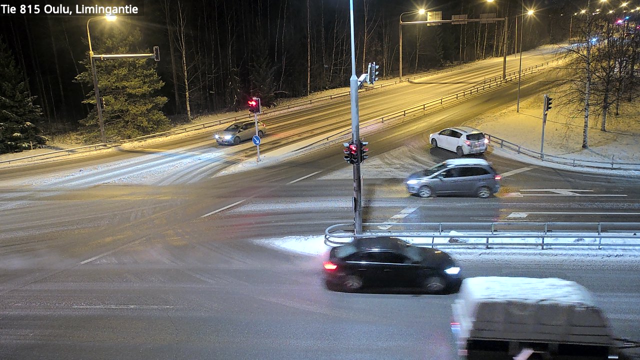 Weather Camera Image Väg 815 Oleåborg, Limingantie, Oulu, Pohjois-Pohjanmaa