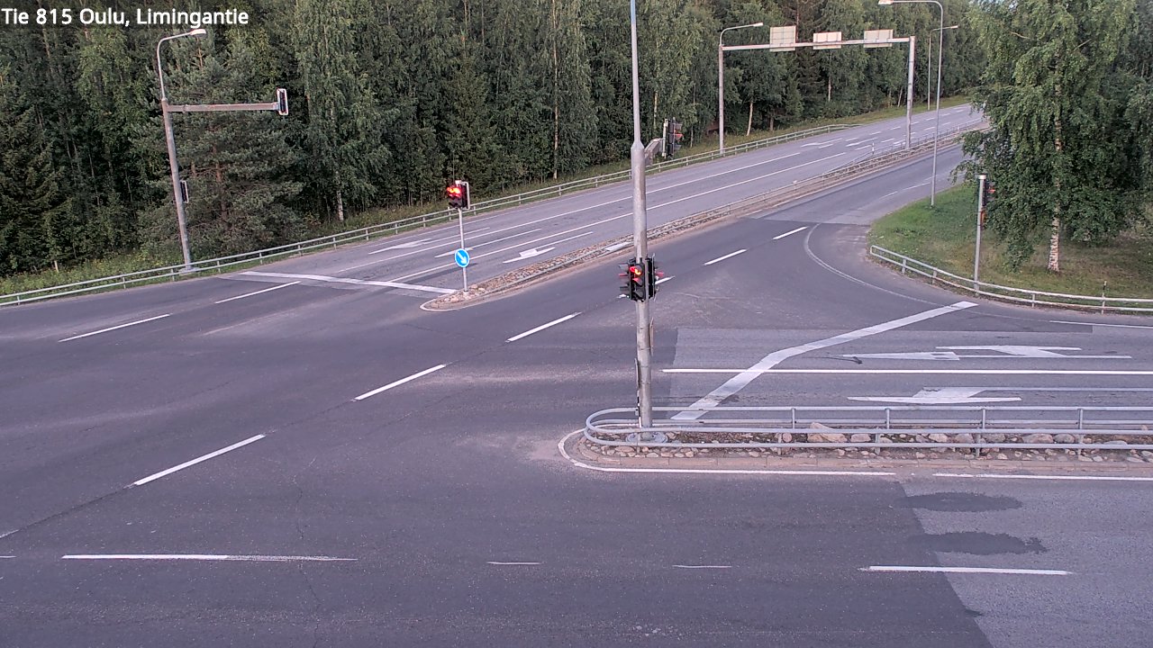 Weather Camera Image Väg 815 Oleåborg, Limingantie, Oulu, Pohjois-Pohjanmaa