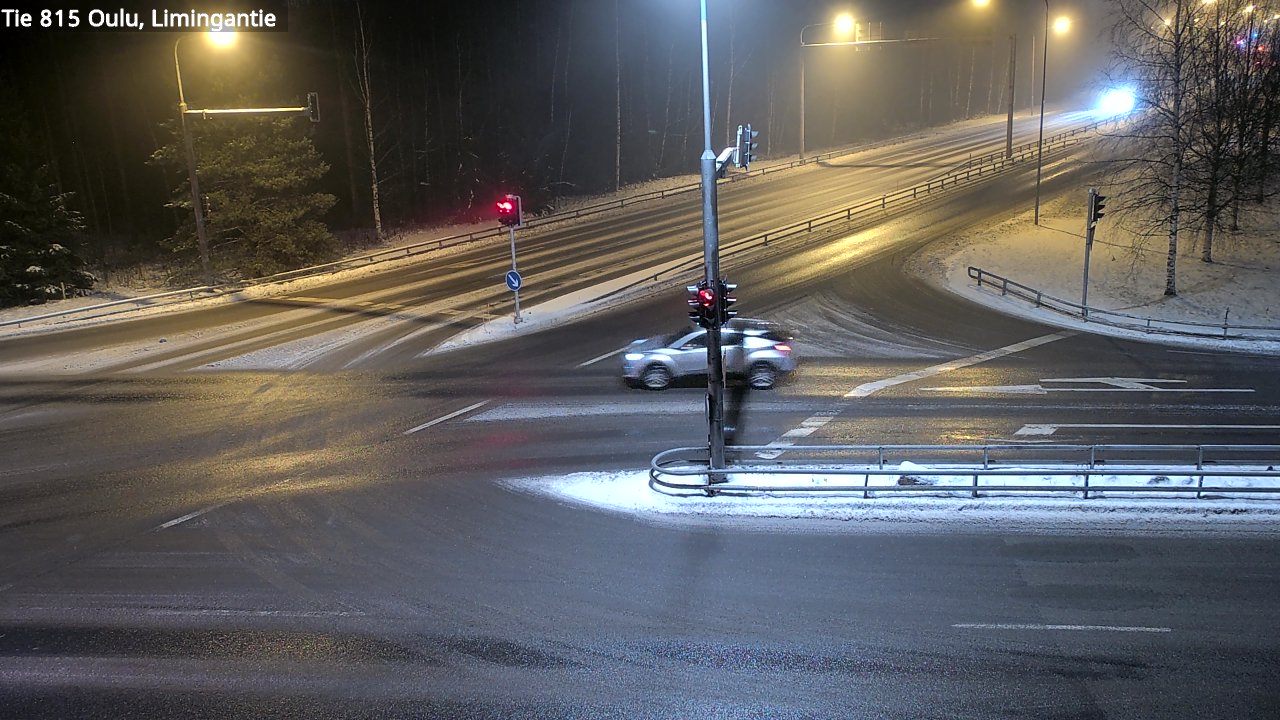 Weather Camera Image Väg 815 Oleåborg, Limingantie, Oulu, Pohjois-Pohjanmaa