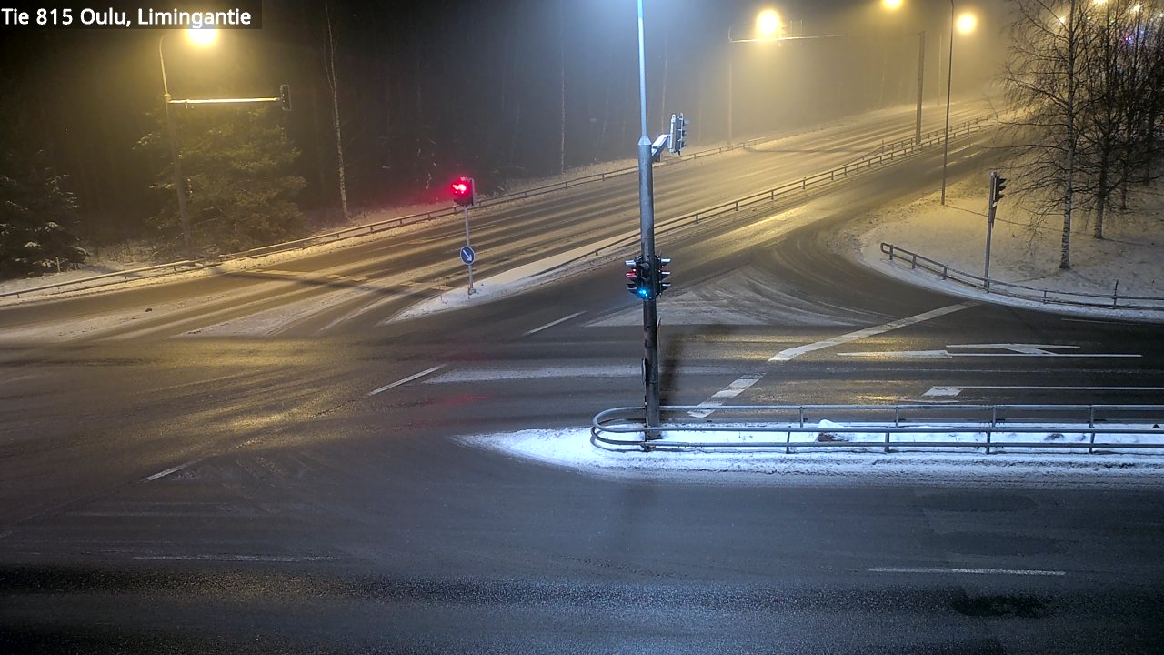 Weather Camera Image Väg 815 Oleåborg, Limingantie, Oulu, Pohjois-Pohjanmaa