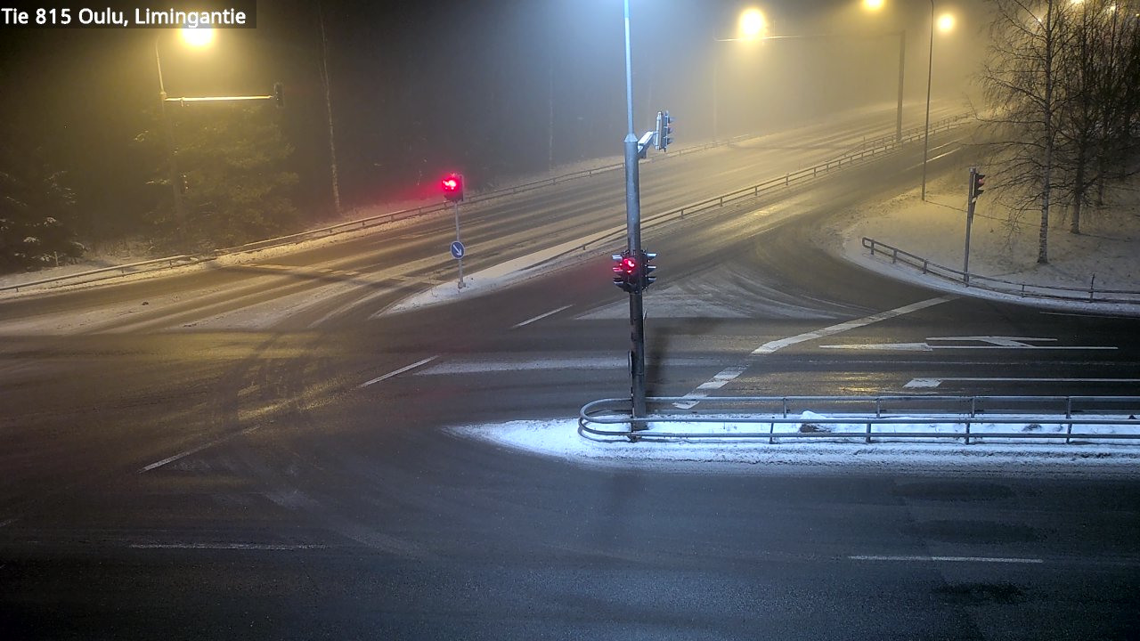 Weather Camera Image Väg 815 Oleåborg, Limingantie, Oulu, Pohjois-Pohjanmaa