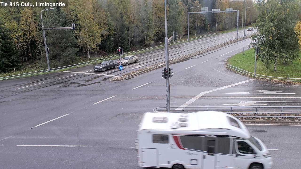 Weather Camera Image Väg 815 Oleåborg, Limingantie, Oulu, Pohjois-Pohjanmaa
