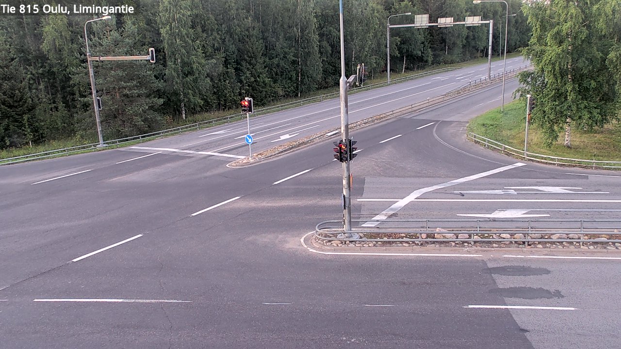Weather Camera Image Väg 815 Oleåborg, Limingantie, Oulu, Pohjois-Pohjanmaa
