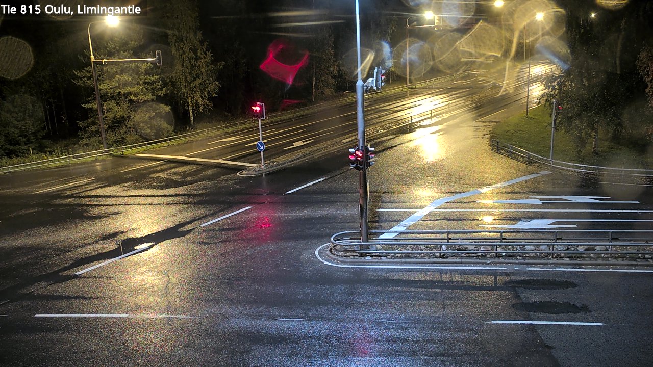 Weather Camera Image Väg 815 Oleåborg, Limingantie, Oulu, Pohjois-Pohjanmaa