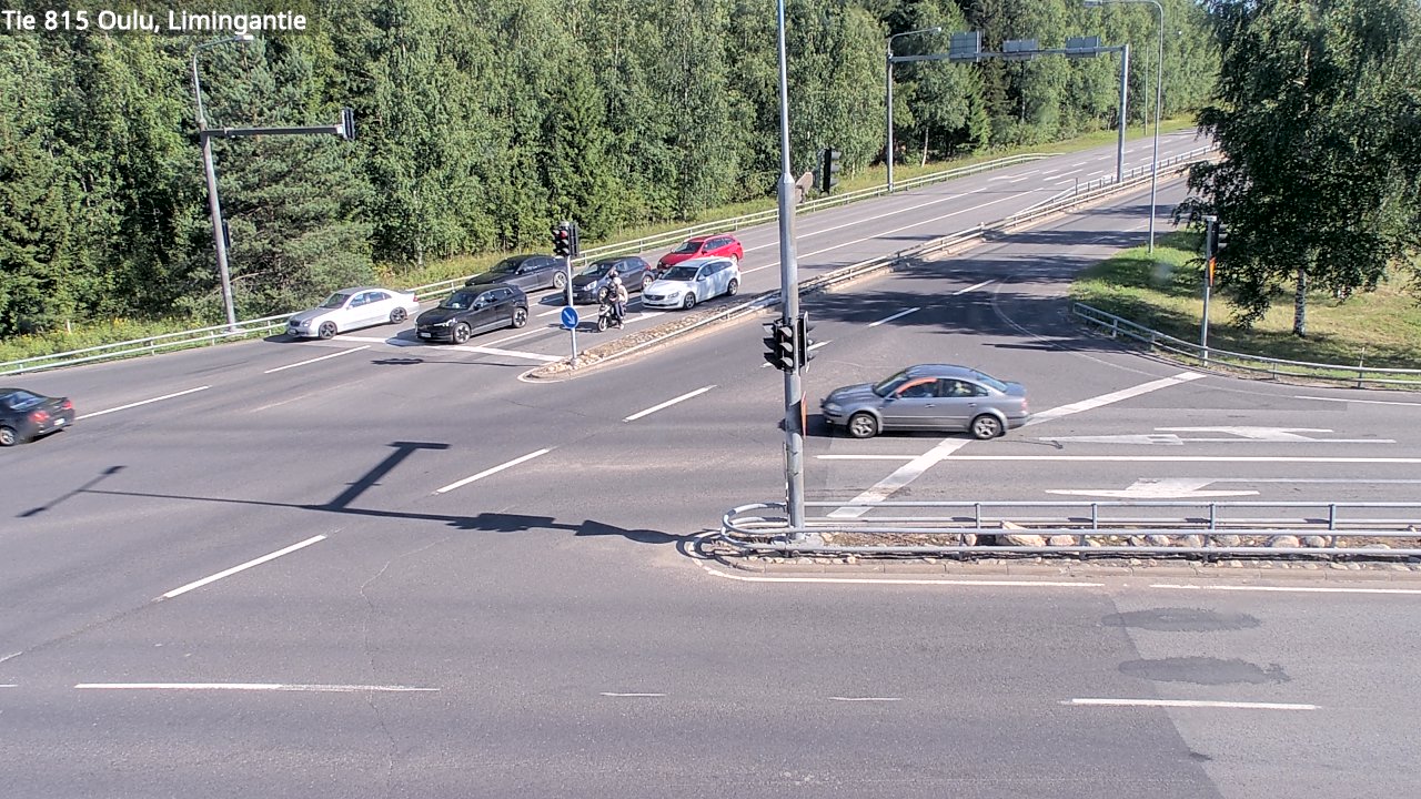Weather Camera Image Väg 815 Oleåborg, Limingantie, Oulu, Pohjois-Pohjanmaa