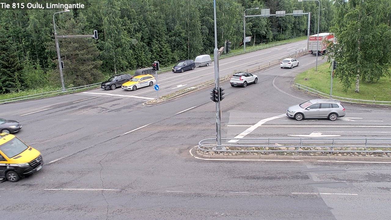 Weather Camera Image Väg 815 Oleåborg, Limingantie, Oulu, Pohjois-Pohjanmaa