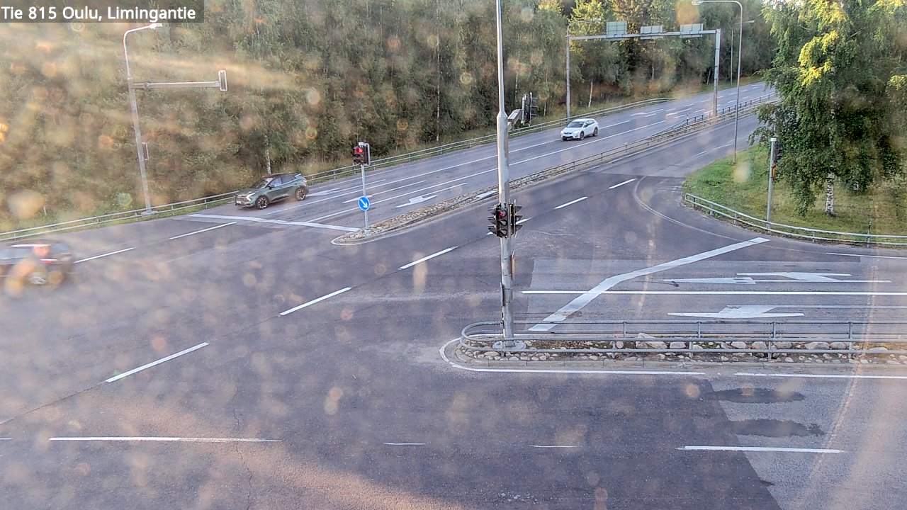 Weather Camera Image Väg 815 Oleåborg, Limingantie, Oulu, Pohjois-Pohjanmaa