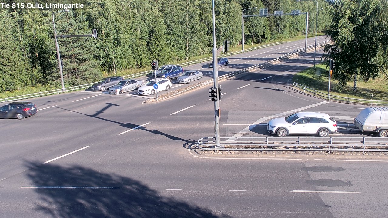 Weather Camera Image Väg 815 Oleåborg, Limingantie, Oulu, Pohjois-Pohjanmaa