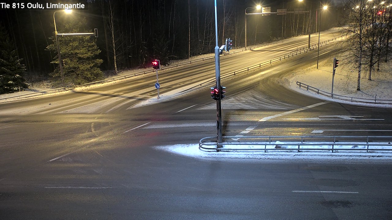 Weather Camera Image Väg 815 Oleåborg, Limingantie, Oulu, Pohjois-Pohjanmaa