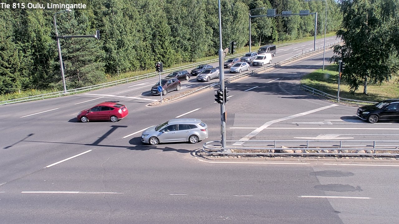 Weather Camera Image Väg 815 Oleåborg, Limingantie, Oulu, Pohjois-Pohjanmaa