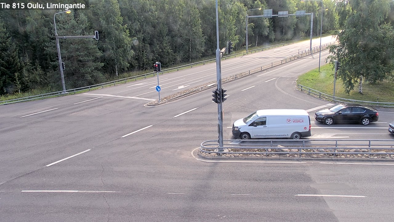 Weather Camera Image Väg 815 Oleåborg, Limingantie, Oulu, Pohjois-Pohjanmaa