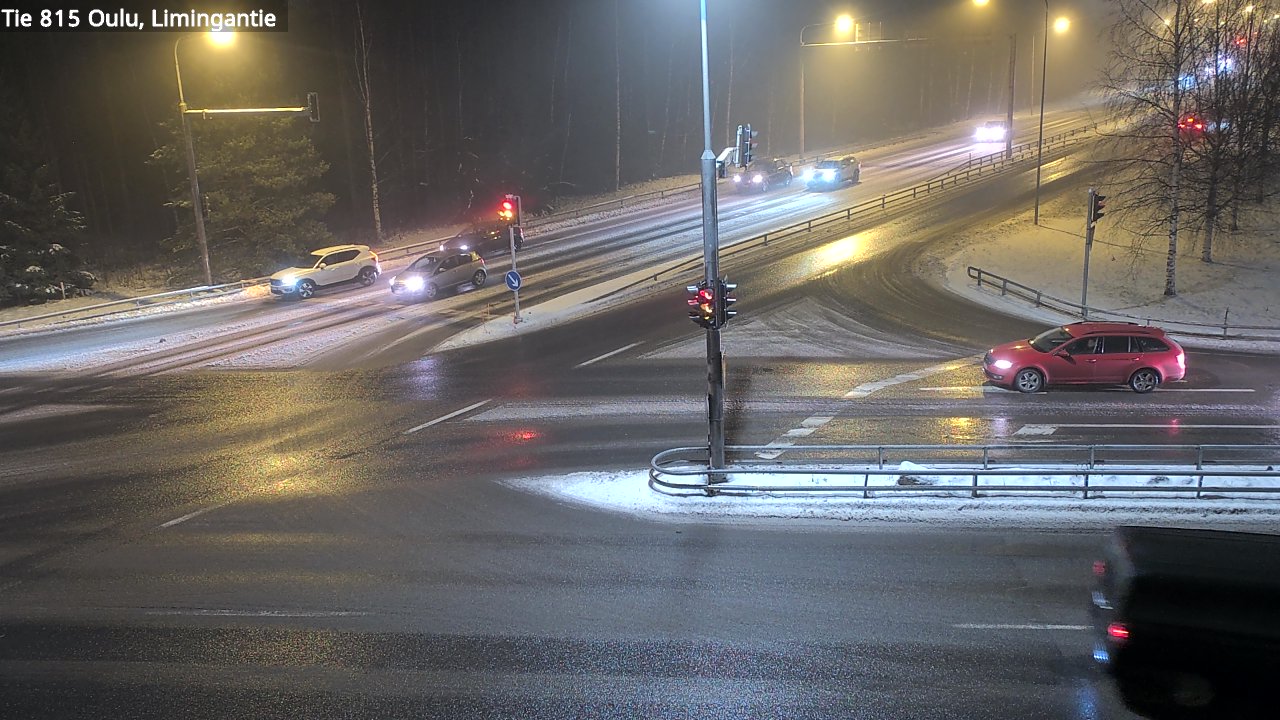 Weather Camera Image Väg 815 Oleåborg, Limingantie, Oulu, Pohjois-Pohjanmaa