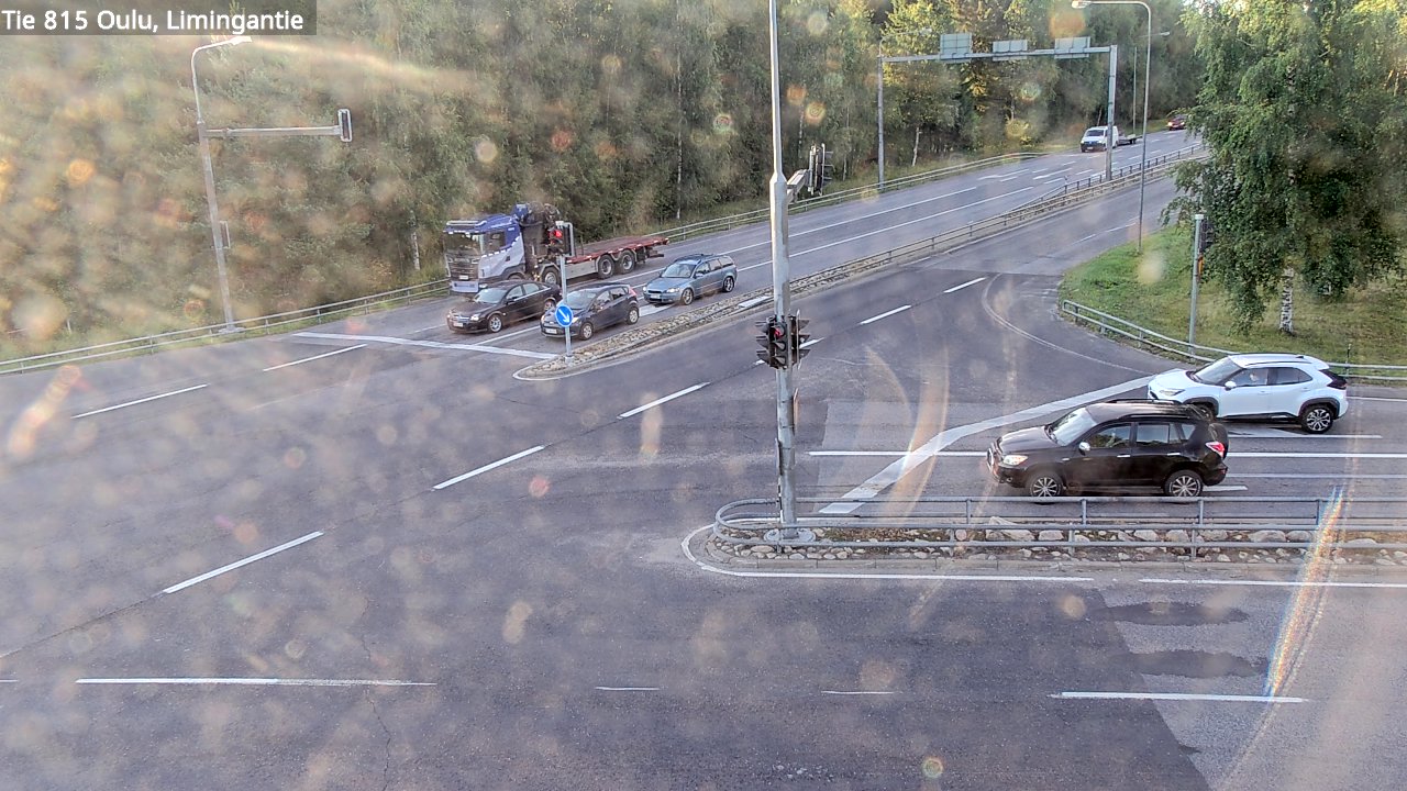 Weather Camera Image Väg 815 Oleåborg, Limingantie, Oulu, Pohjois-Pohjanmaa