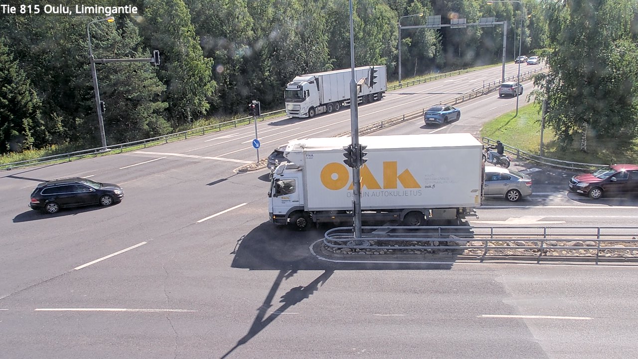 Weather Camera Image Väg 815 Oleåborg, Limingantie, Oulu, Pohjois-Pohjanmaa