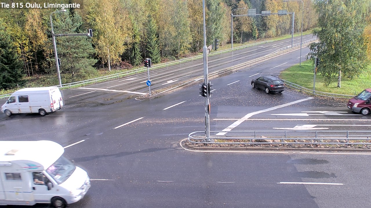 Weather Camera Image Väg 815 Oleåborg, Limingantie, Oulu, Pohjois-Pohjanmaa